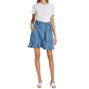 Derek Lam 10 Crosby Hudson Mixed Media Mini-Dress - Size 8
